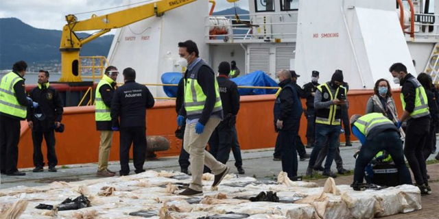 Un navire battant pavilion togolais intercepté avec 4 tonnes de drogue en Espagne
