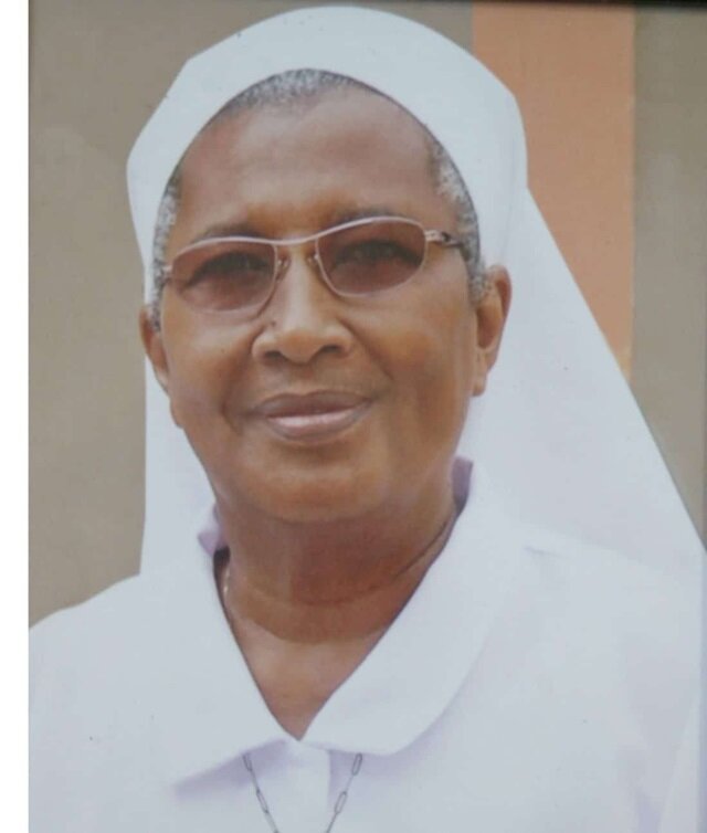 Sr Pierre-Elise Gafah, religieuse et journaliste togolaise, membre de la congrégation des Sœurs de Saint-Augustin/Charles Ayetan/LCA.