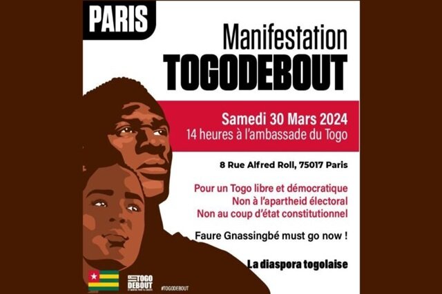Modification de la constitution: Togo Debout dans les rues ce samedi